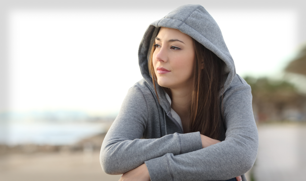Girl in a Hoodie